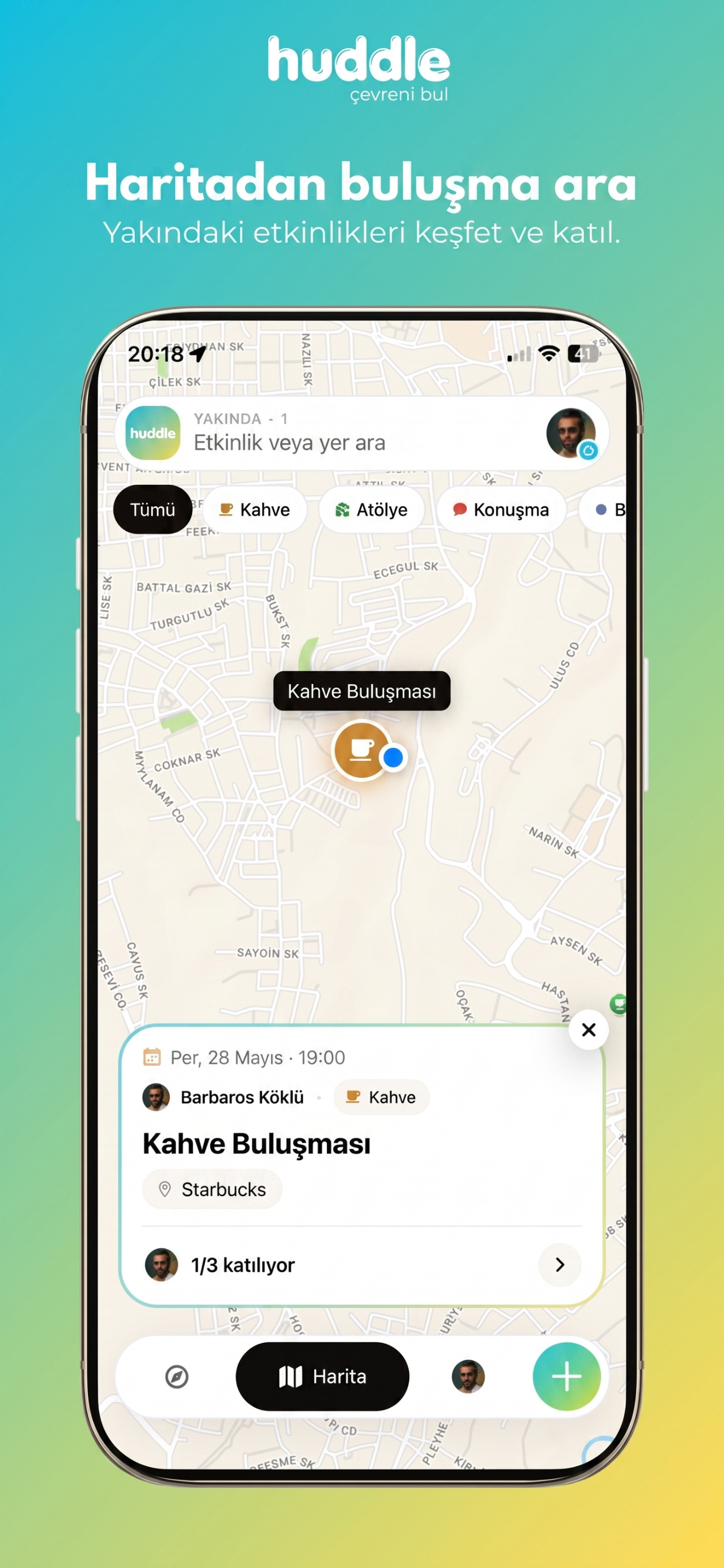 Huddle Create Event - Review